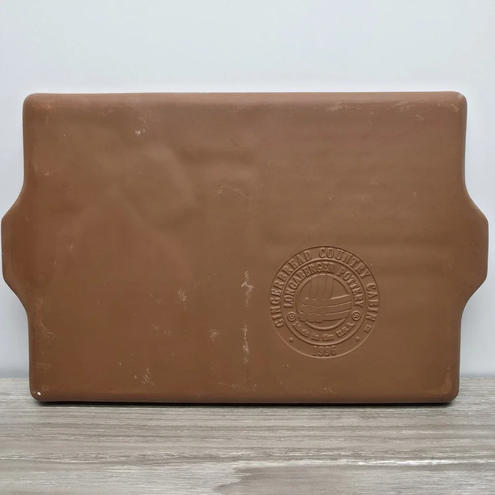 Longaberger Gingerbread House Cookie Mold Country Cabin Pottery 1996 33090